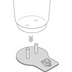Thumbnail image #1 for RATIONAL Unit Leg Fixing Kit, Package of 4, for SelfCookingCenter and CombiMaster Plus Models 61/62/101/102