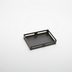 Thumbnail image #1 for American Metalcraft Black Rectangular Multi-Function Buffet Riser, 12-1/8 x 8-1/8 x 2 Inch, 403 Stainless Steel