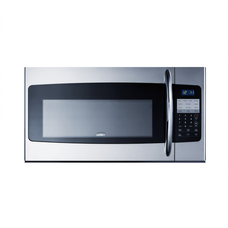 Product image #1 for Summit Commercial Stainless Steel Over-the-Range Microwave Oven with Ducted/Ductless Range Hood, 1.6 Cu. Ft., 1000 Watts