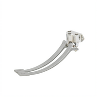 T&S Brass Double Wall-Mounted Pedal Valve with 2-1/2 Inch Inlet Centers