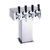 Thumbnail image #1 for Perlick Century Extra High 2-Faucet Countertop Glycol-Cooled Tee Beer Tower, Polished Chrome