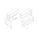 Thumbnail image #1 for Randell Modular Chef Service Counter Left Section, 65.5-Inch, with Plate Storage Cabinet, Double Overshelf, and Wing Wall