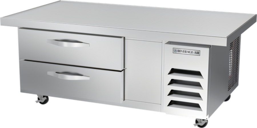Product image #1 for Beverage-Air One-Section Worktop Cook Stand Freezer with 2 Drawers, 60-Inch Wide, Self-Contained R290