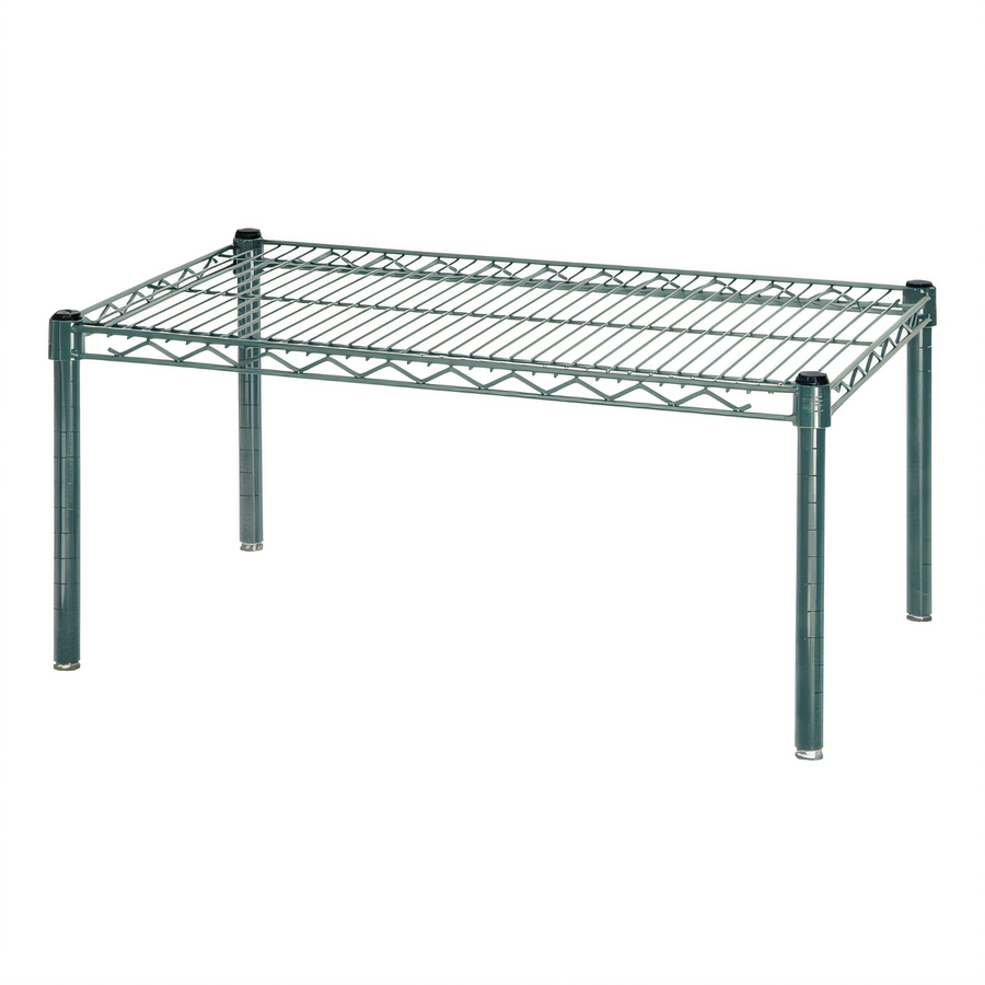 Product image #1 for Quantum Green Epoxy Antimicrobial Dunnage Rack Platform Rack, 60 x 18 x 14 Inches, 600-800 lb Capacity