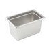 Thumbnail image #2 for Winco 1/4-Size Solid Standard-Weight Steam Table Pan, 6-Inch Deep, 25 Gauge Stainless Steel