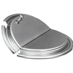 Thumbnail image #1 for APW Wyott (Middleby) 23780 Stainless Steel Slotted Hinged Inset Cover with Clips for 7-Quart Pots