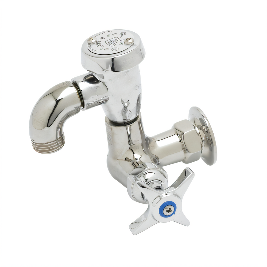 Product image #1 for T&S Brass Low-Lead Wall-Mount Sill Faucet with Eterna Cartridge and Garden Hose Outlet