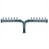 Thumbnail image #1 for Titan Y-Style 12-Faucet Countertop Glycol-Cooled Draft Beer Tower
