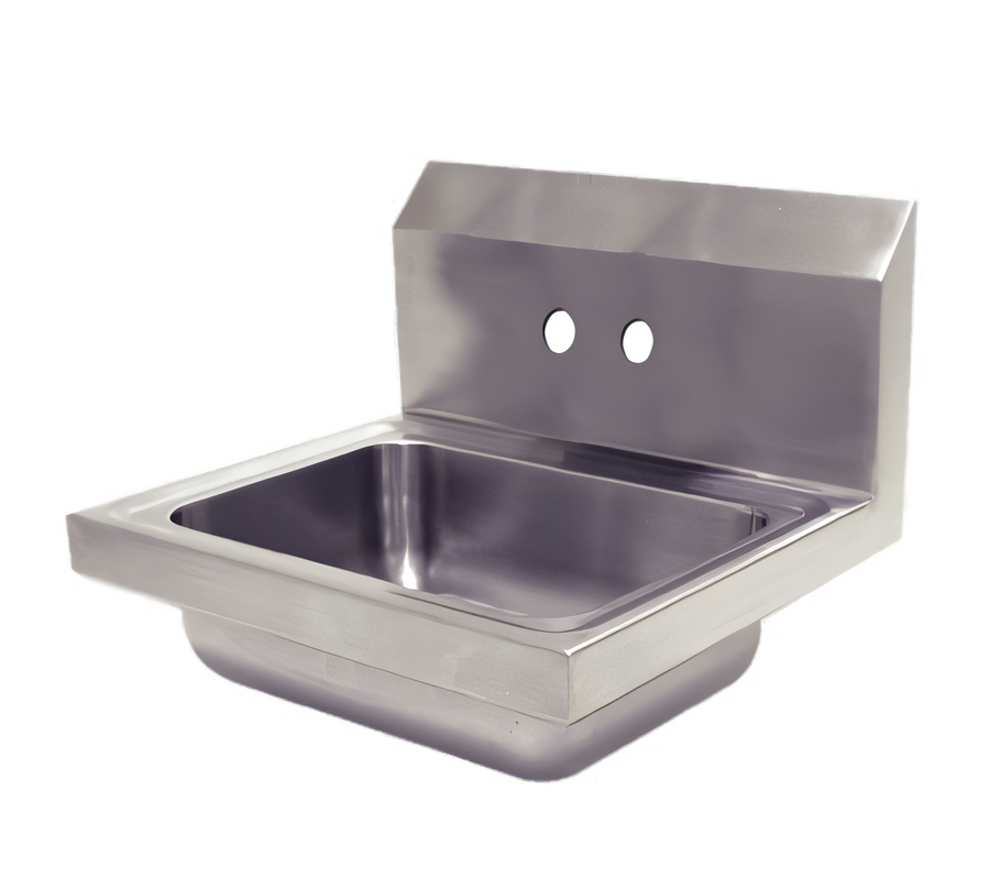 Product image #1 for Advance Tabco Special Value Series Wall Mounted Hand Sink with 14 x 10 x 5-Inch Bowl, 304 Stainless Steel, 4-Inch O.C. Faucet Holes