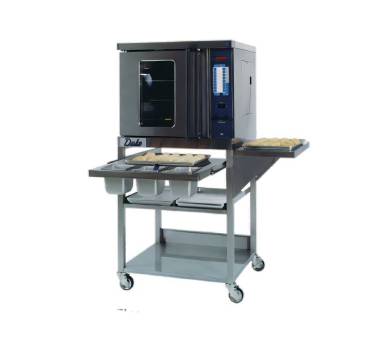 Product image #1 for Duke 59-E3XX/59-BS Single Deck Half-Size Electric Convection Oven with Stand