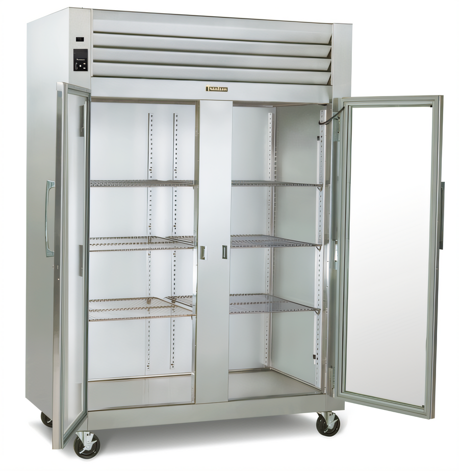 Product image #1 for Traulsen Spec-Line R Series Two-Section Standard-Depth Reach-In Heated Holding Cabinet with Half-Height Glass Doors