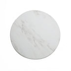 Thumbnail image #1 for American Metalcraft Naturals MW171 Round Melamine Serving Board, 17-1/4 Inch, White Marble Pattern Case of 8