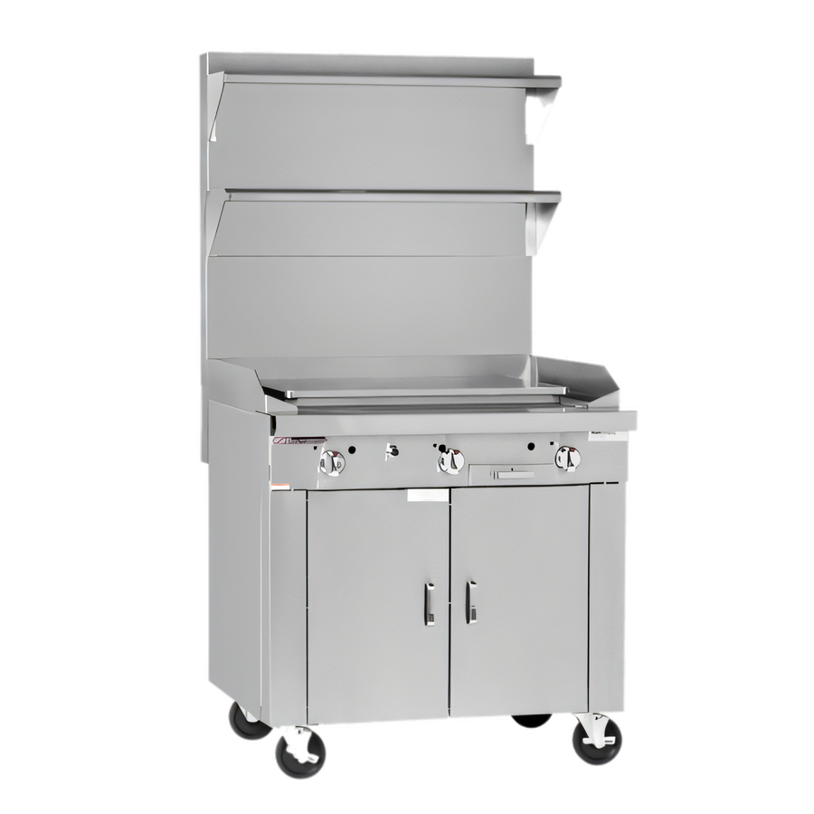Product image #1 for Southbend Platinum Heavy Duty 32-Inch Gas Plancha Griddle Range with Standard Oven Base