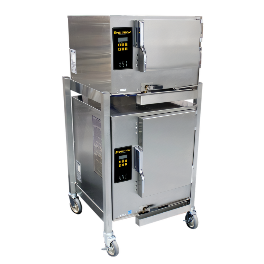 Product image #1 for AccuTemp Evolution E3/E62081E060 DBL Double-Stacked Electric Boilerless Convection Steamer (1) 3-Pan / (1) 6-Pan