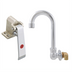 Thumbnail image #1 for BK Resources Single Pedal Metering Knee Valve with 3-Inch Gooseneck Splash Mount Spout