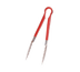 Thumbnail image #1 for Crestware 10-Inch Red Cool Grip Stainless Steel Meat Tongs