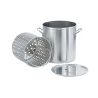 Thumbnail image #1 for Vollrath Wear-Ever® 68271 20-Quart Aluminum Seafood Steamer Boiler/Fryer Set