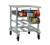 Thumbnail image #1 for New Age Mobile Aluminum Counter-Height Can Storage Rack for #5 and #10 Cans