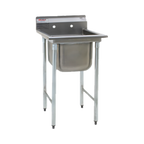 Thumbnail image #1 for Eagle Group 314-16-1-X 1-Compartment Stainless Steel Sink, 23-1/4"W x 27-1/2"D, 16" x 20" x 13-1/2" Bowl, 9-1/2" Backsplash