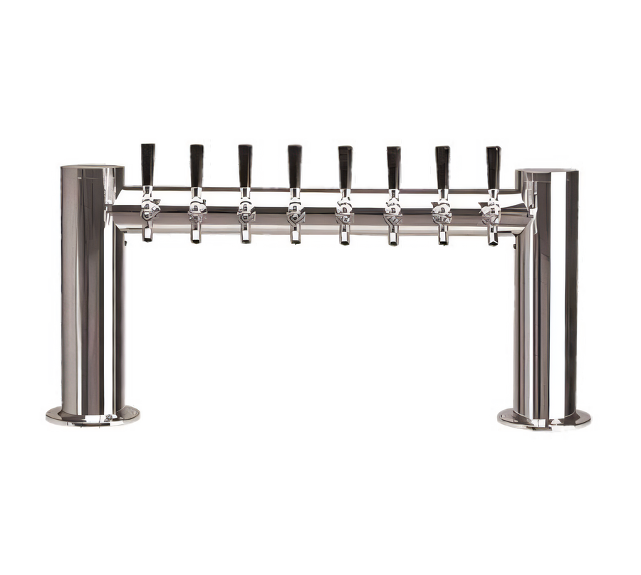 Product image #1 for Metropolis H-Style Countertop Glycol-Cooled 8-Faucet Draft Beer Tower