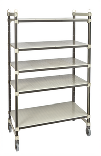 Cambro Camshelving Elements XTRA High Density Top Rail Mobile Starter Unit, 21