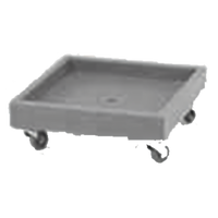 Cambro Camdolly Dish Rack Dolly, Without Handle, Charcoal Gray, 300 lb Capacity