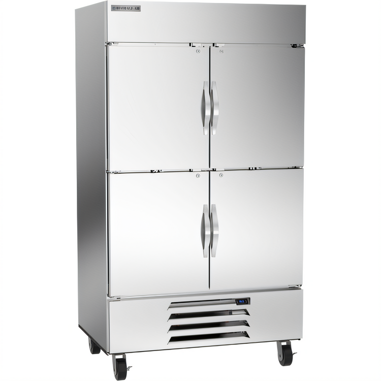 Product image #1 for Beverage-Air Horizon Series Two-Section Reach-In Refrigerator with Solid Half Doors, 40.2 Cu. Ft.