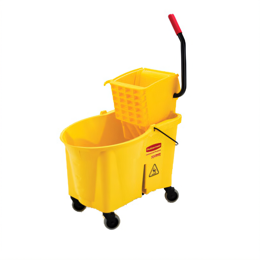 Product image #1 for WaveBrake 44 Qt Side Press Mop Bucket and Wringer System with Foot Pedal