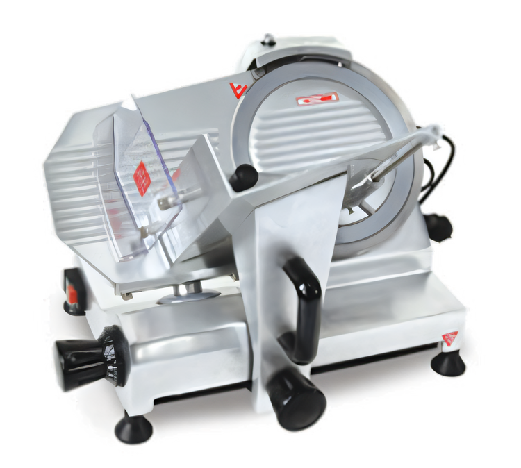 Product image #1 for Omcan USA 9-Inch Manual Gravity Feed Meat Slicer, 110V, Belt Drive