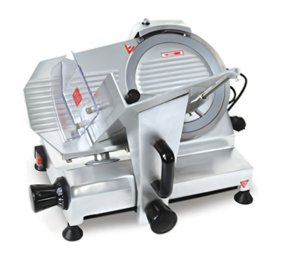 Product image #1 for Omcan USA 9-Inch Manual Gravity Feed Meat Slicer, 110V, Belt Drive