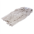 Thumbnail image #1 for CFS Brands Flo-Pac® 36983200 Wet Mop Head, #32 X-Large, 4-Ply Cut-End Natural Cotton with 1-1/4" Textured Polyester Band Case of 12