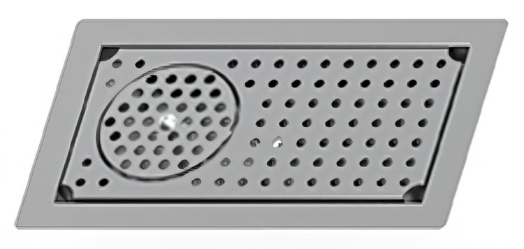 Product image #1 for Eagle Spec-Bar Drop-In Glass Rinser Trough, Type 300 Stainless Steel