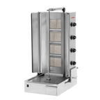 Thumbnail image #1 for BakeMax BMDN151USA4 4-Burner Vertical Shawarma/Gyro Broiler, Natural Gas/Propane, 180 lb. Capacity