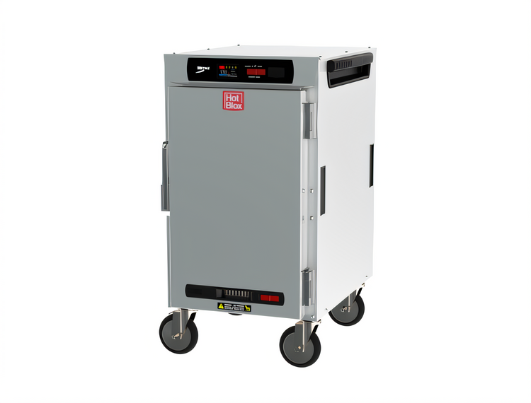 Product image #1 for Metro HotBlox Narrow 8-Pan Half-Height Mobile Insulated Holding Cabinet, Digital Touchscreen, Solid Door