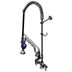 Thumbnail image #1 for EverSteel Stainless Steel Single-Hole Deck-Mount Pre-Rinse Faucet Assembly with Add-On Faucet and 12-Inch Swing Nozzle