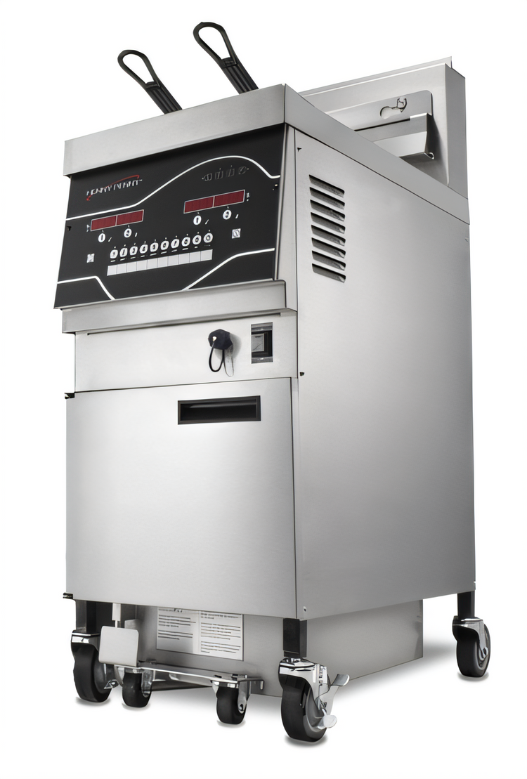Product image #1 for Henny Penny Evolution Elite Gas Open Fryer, 1-Well, 30 lb. Low-Oil Vat, Built-In Filtration