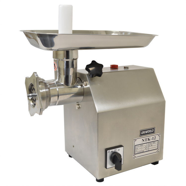 Product image #1 for Uniworld NTK-12 Electric Countertop Meat Grinder, Gear-Driven, Stainless Steel