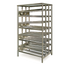 Thumbnail image #1 for Dinex 84-Can #10 Mobile Can Rack with Stainless Steel Top and 4-Inch Casters
