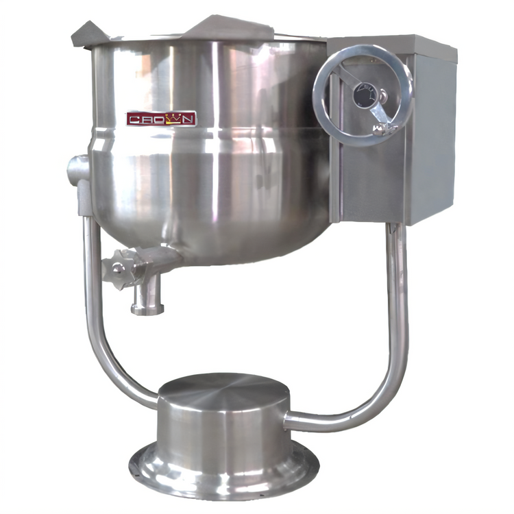 Product image #1 for Crown DPT-40 40 Gallon Direct Steam Tilting Kettle