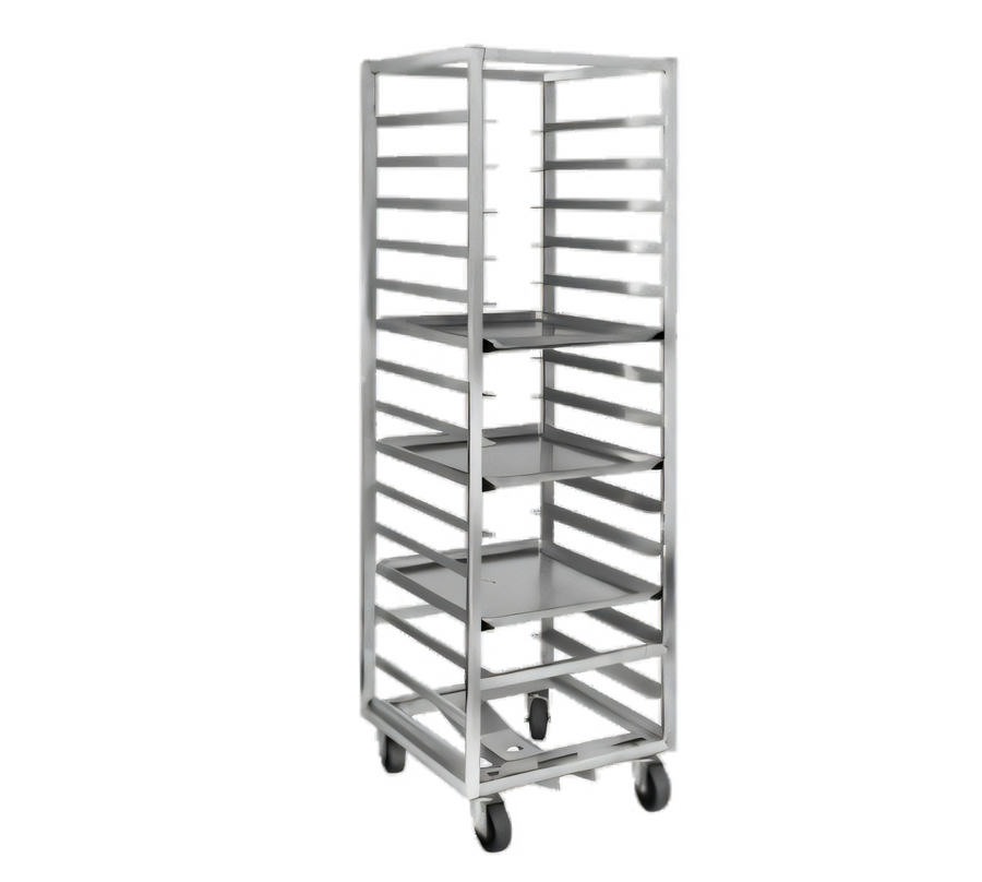 Product image #1 for Channel Manufacturing Standard Heavy-Duty Series Single Section Aluminum End-Load Bun Pan Oven Rack, 15-Pan Capacity