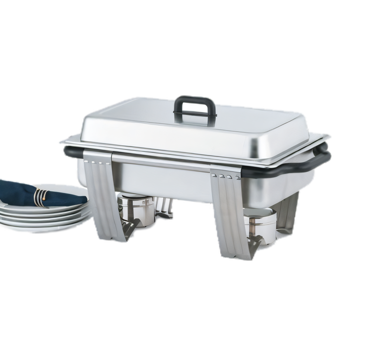 Product image #1 for Dakota™ Rectangular 9 Qt 18/8 Stainless Steel Chafer with Dome Cover