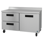 Thumbnail image #1 for Hoshizaki Steelheart WR60B-D2 60-Inch Two-Section Worktop Refrigerator, 1 Door, 2 Drawers, Stainless Steel, 17.55 Cu. Ft.