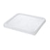 Thumbnail image #1 for Rubbermaid Commercial Square Leak-Resistant Snap-Tight Food Pan Lid for 2, 4, 6 & 8 Qt Pans, White