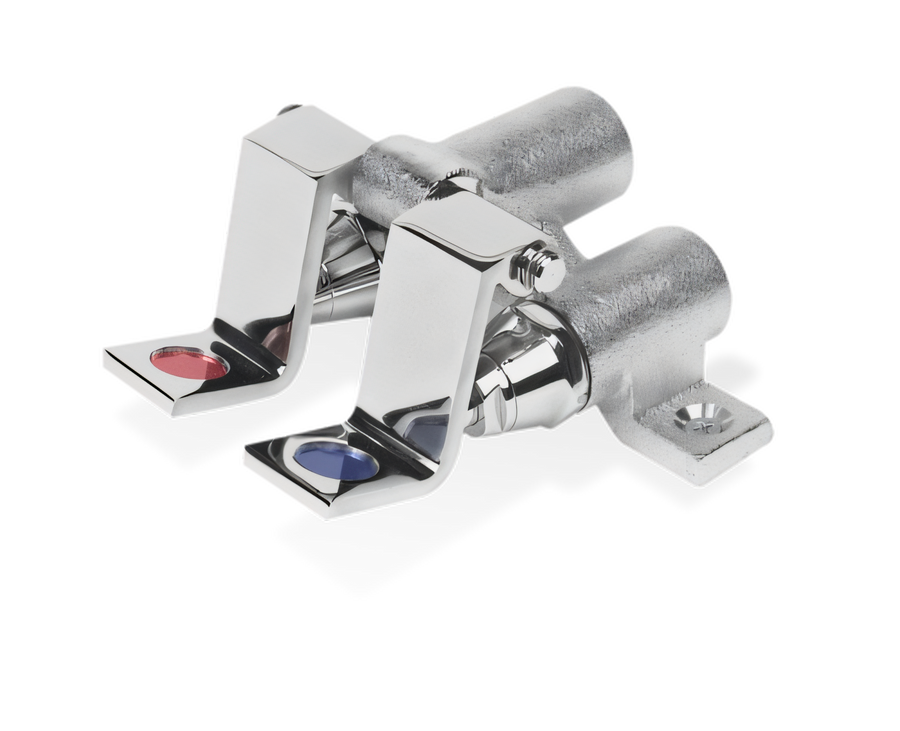 Product image #1 for Steel Works Stainless Double Foot Valve for Pedestal Hand Sinks