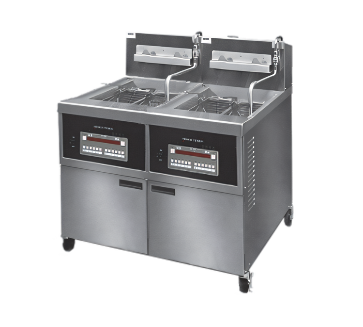 Product image #1 for Henny Penny OFE-342.0 2-Well Electric Open Fryer with Built-In Filter