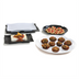 Thumbnail image #1 for Carlisle Terra Rectangular Textured Melamine Displayware Platter, 13-1/2 x 9-1/4 Inch, Black