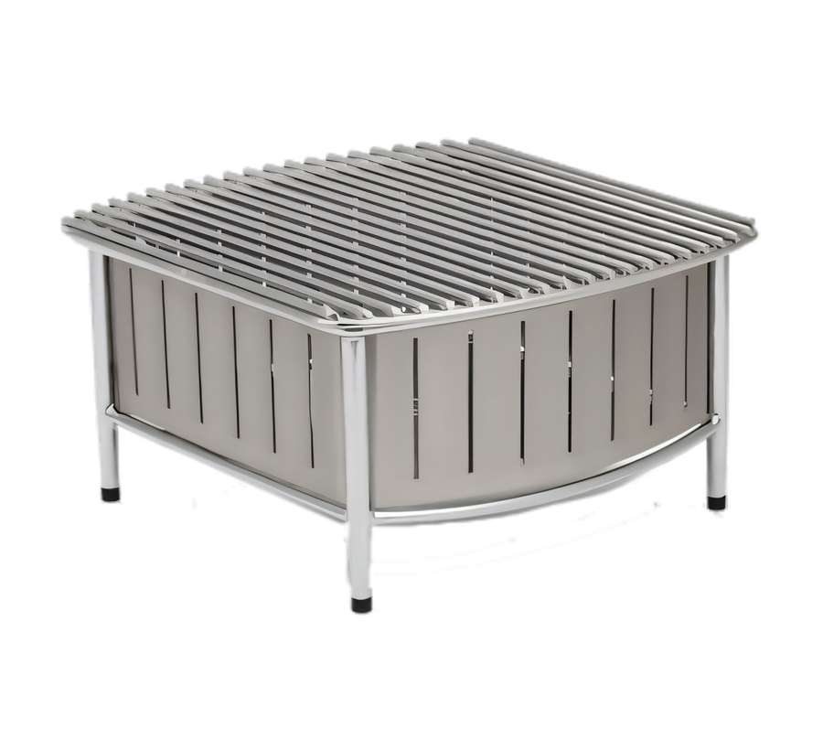 Product image #1 for Vollrath Contoured Small Buffet Station with Wire Grill, Natural, 16 x 16 x 7-1/2 Inches