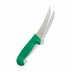 Thumbnail image #1 for Crestware 6-Inch Curved Semi-Flexible Boning Knife with Green Polypropylene Handle