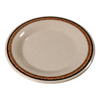 Thumbnail image #1 for CFS Brands Durus® 43013908 9-Inch Round Wide Rim Melamine Dinner Plate, Sierra Sand Case of 24