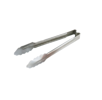 Vollrath Jacob's Pride 16-Inch Stainless Steel Springless Utility Tongs with Scalloped Teeth